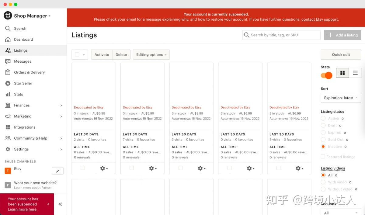 您的 Etsy 帐户是否被禁，您想知道下一步该怎么做？